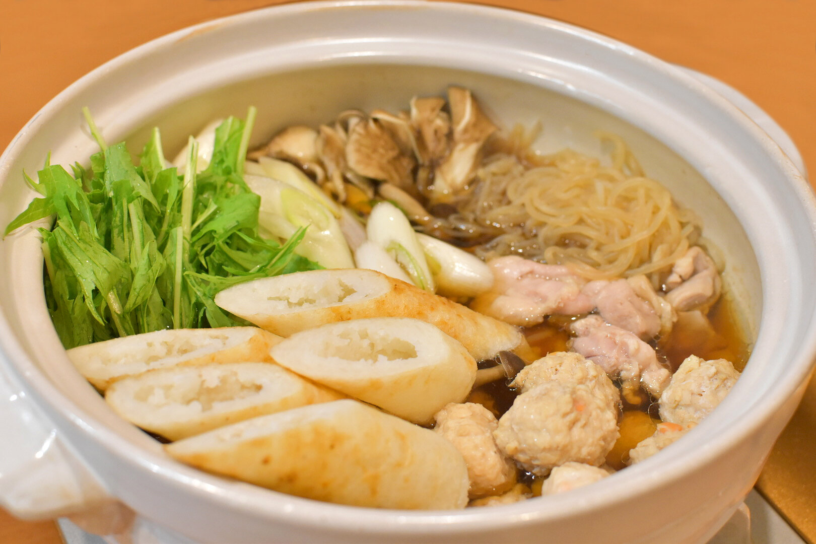 きりたんぽ・比内地鶏スープ・まいたけ