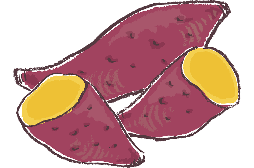 さつまいものイラスト