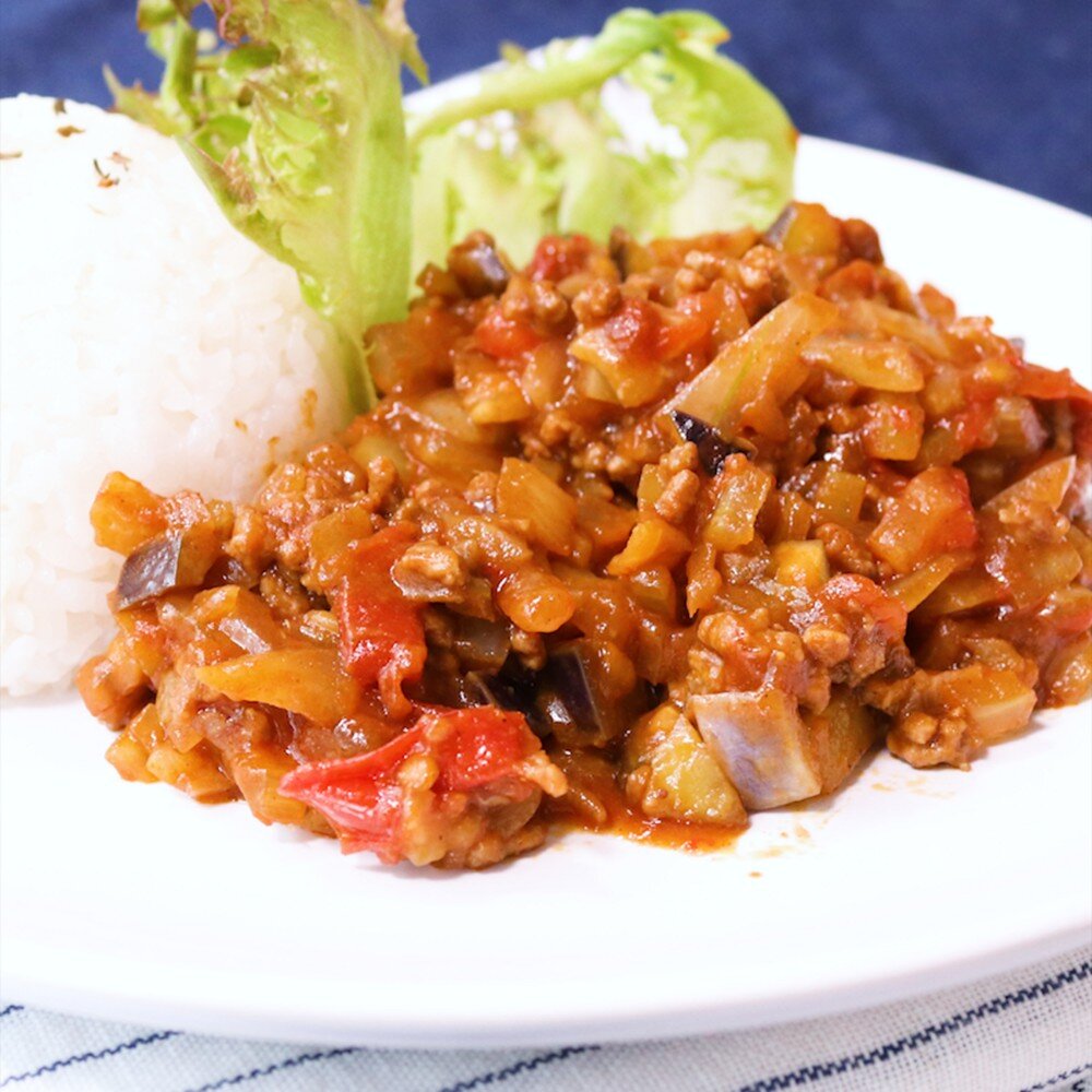 生のトマトでフレッシュ！キーマカレー