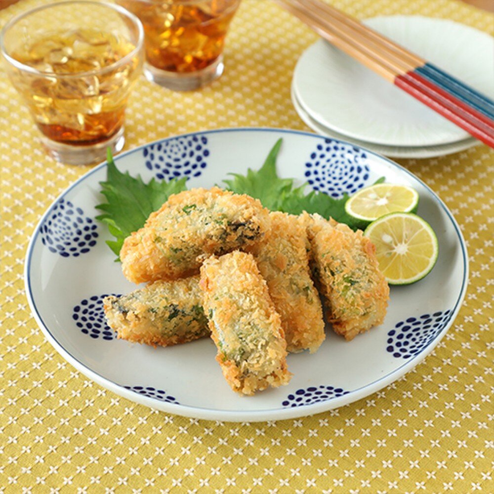 大葉で風味アップ♪塩さばフライ