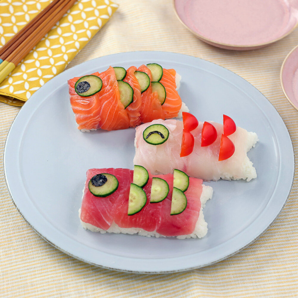 刺身でお手軽♪こいのぼり寿司