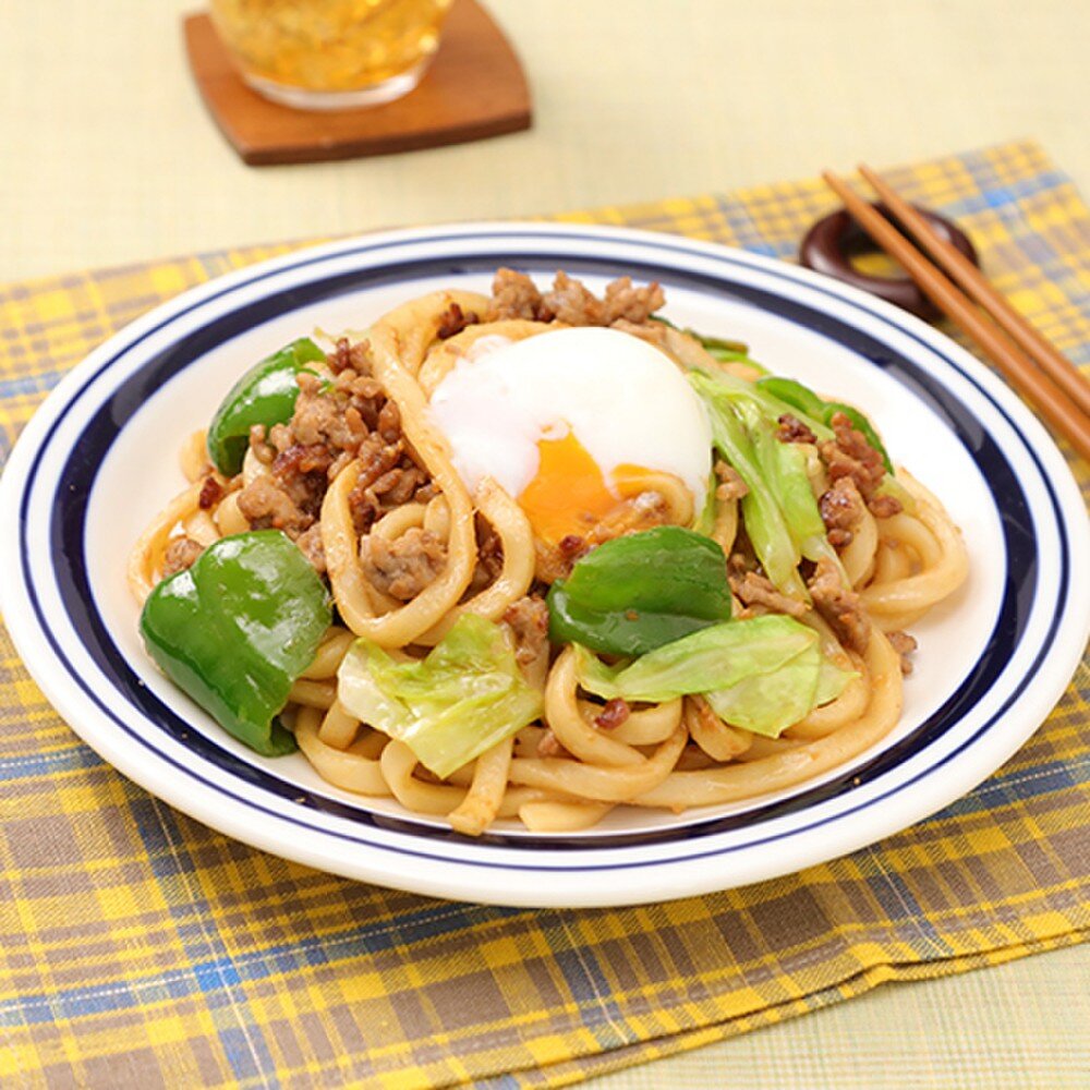 包丁いらず♪春キャベツの回鍋肉焼きうどん