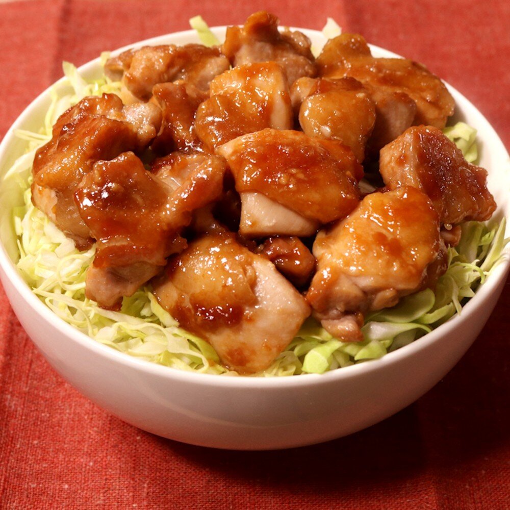鶏もも肉で！チキテキ丼