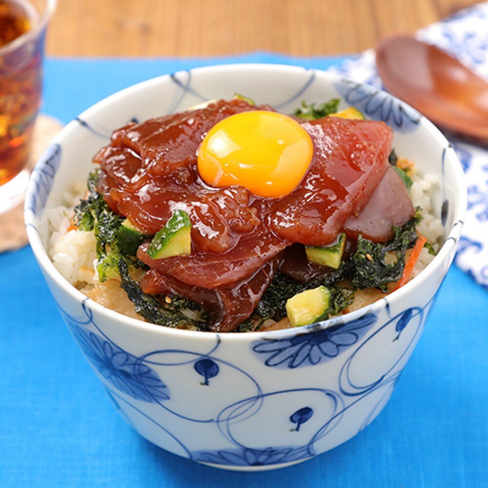 巻かないキンパ☆まぐろの韓国ユッケ丼