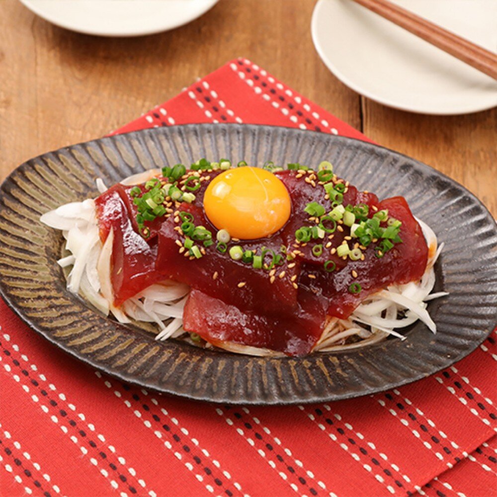 とろっとまろやか♪マグロのユッケ風