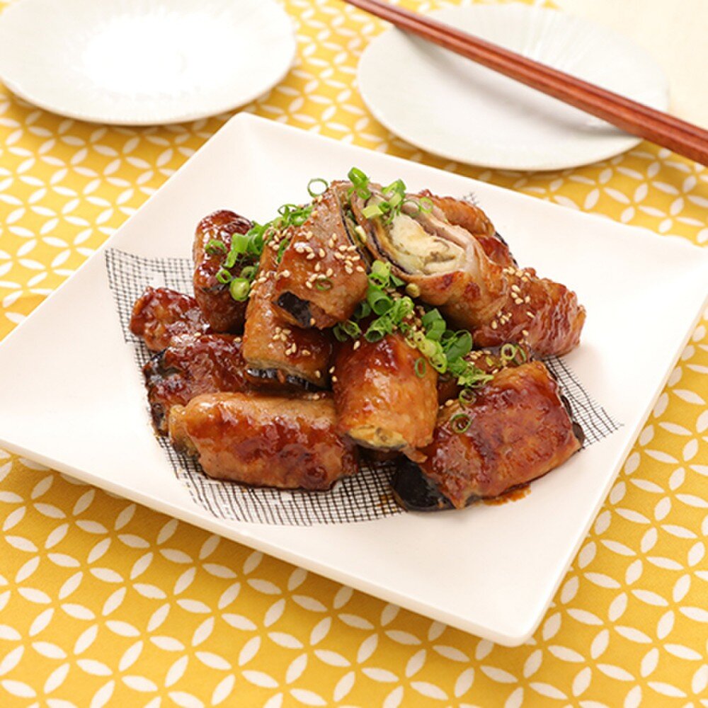 味噌だれが絶品☆とろとろなすの肉巻き
