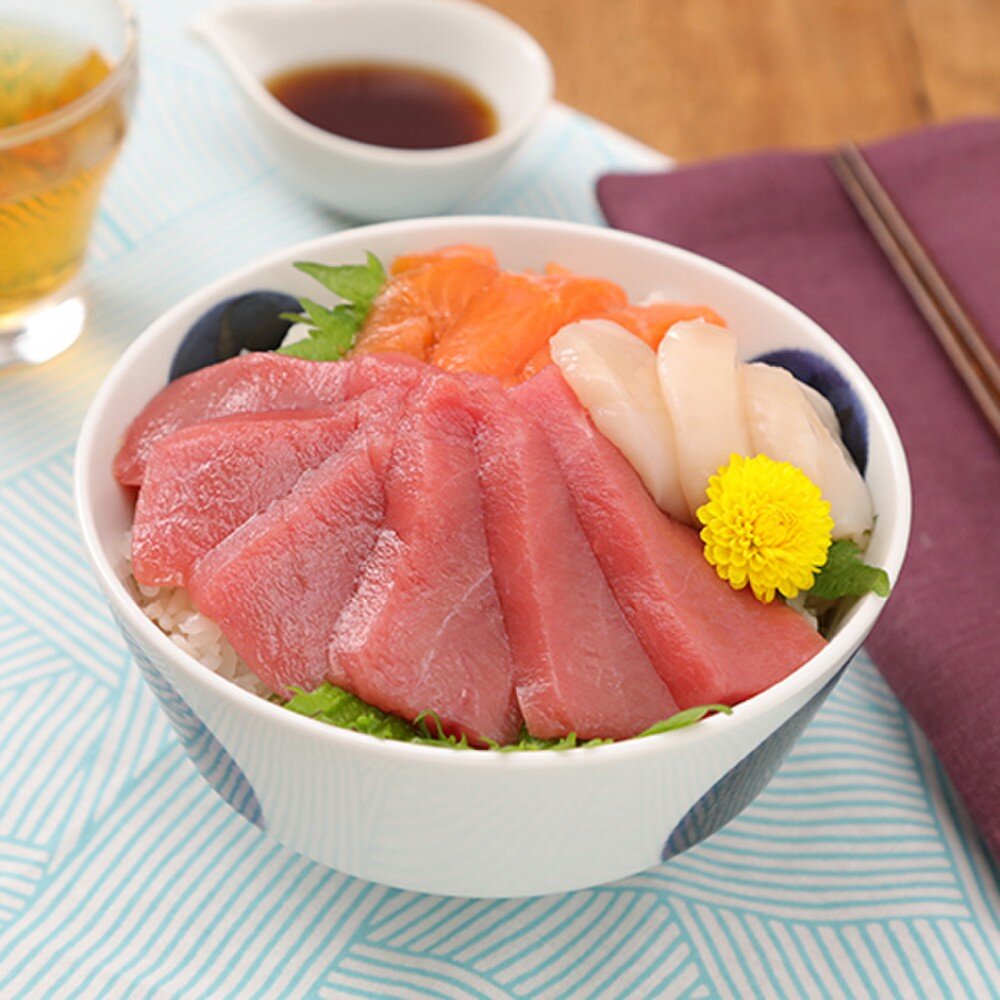 お刺身で♪こだわり酢飯の海鮮丼